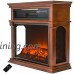 AKDY® 29" Adjustable Setting Freestanding Tempered Glass Electric Fireplace Heater w/ Remote Control - B01N3VVN1A